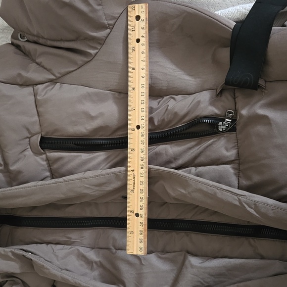 Michael Kors Khaki Puffer Coat with Fur Hood - Picture 13 of 15